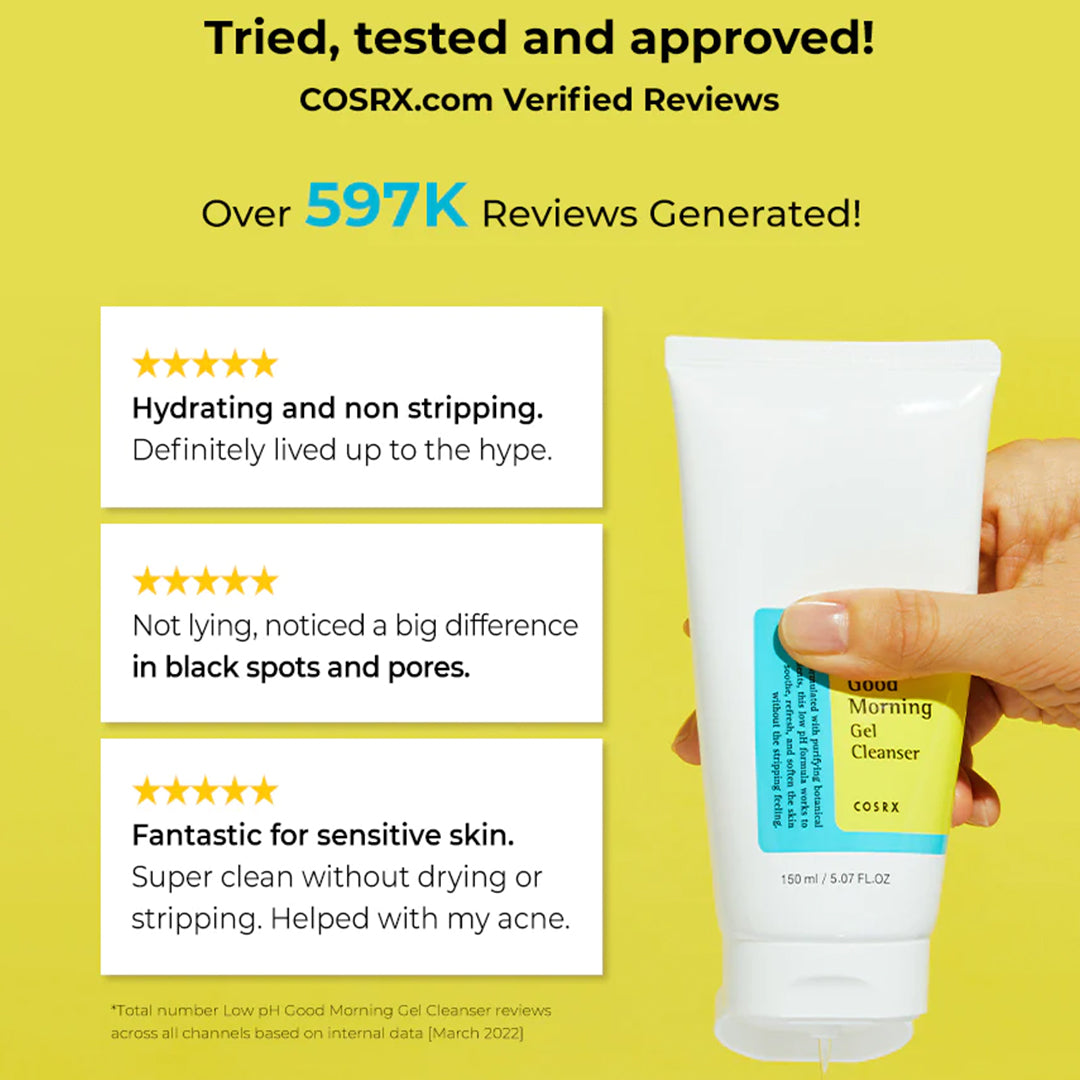 Cosrx Low Ph Good Morning Gel Cleanser Rose Cosmetics