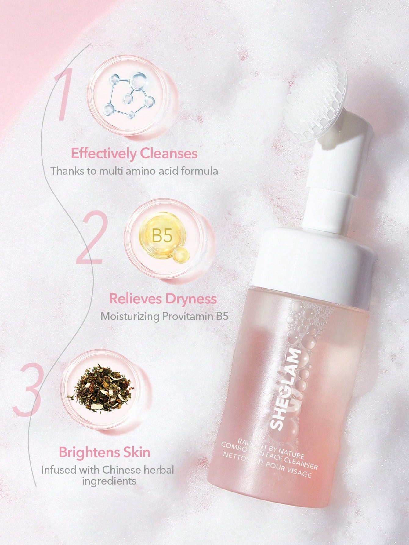 Sheglam Radiant By Nature Combo Skin Face Cleanser