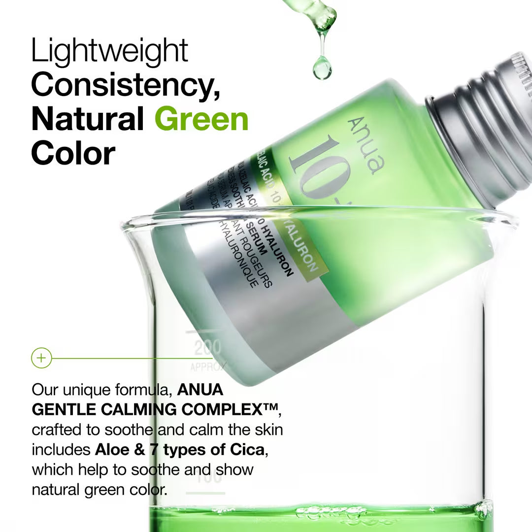 ANUA Azelaic Acid 10+ Hyaluron Redness Soothing Serum