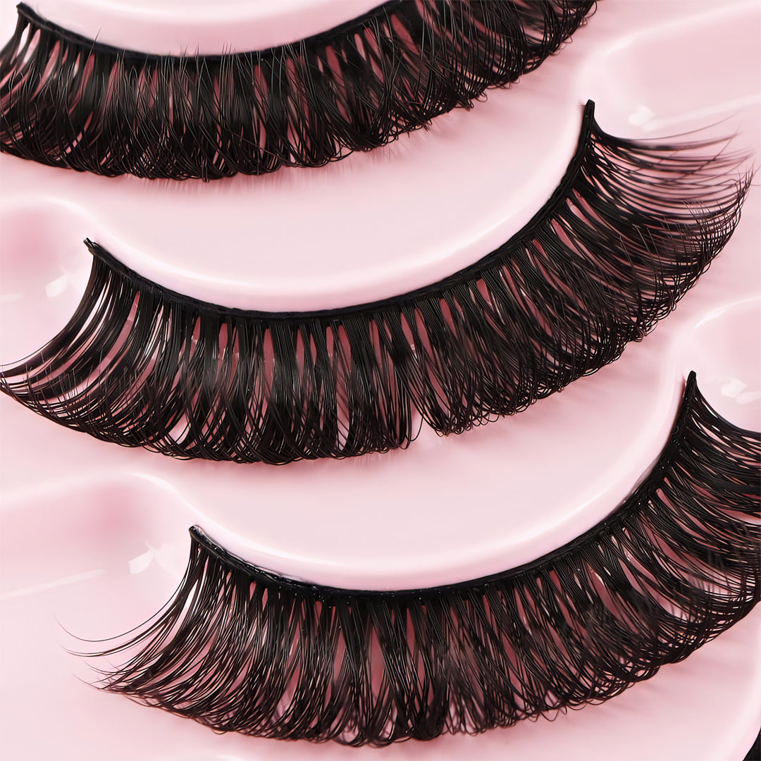 Set eyelashes 16 Piece