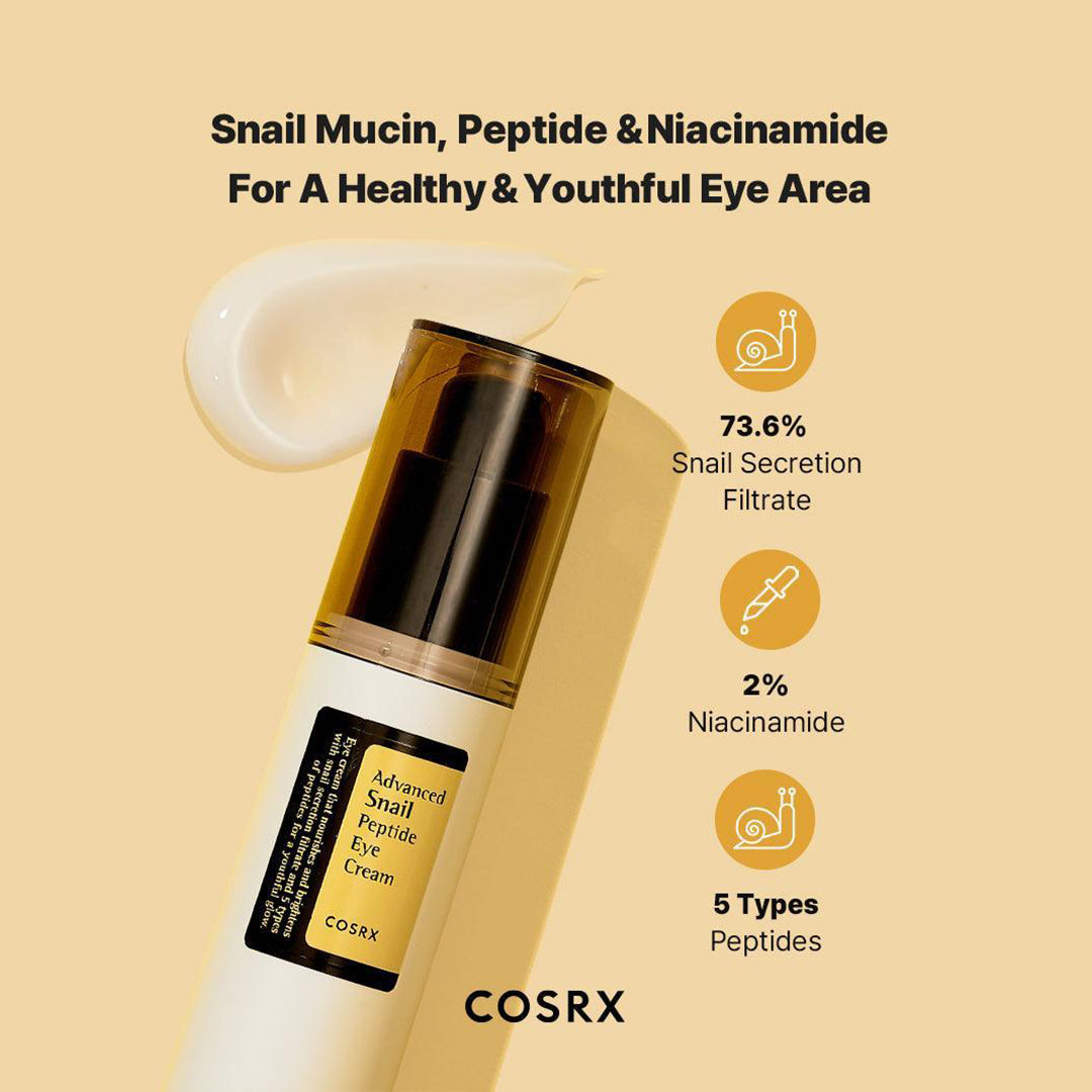 Cosrx Advanced Snail Peptide Eye Cream Rose Cosmetics