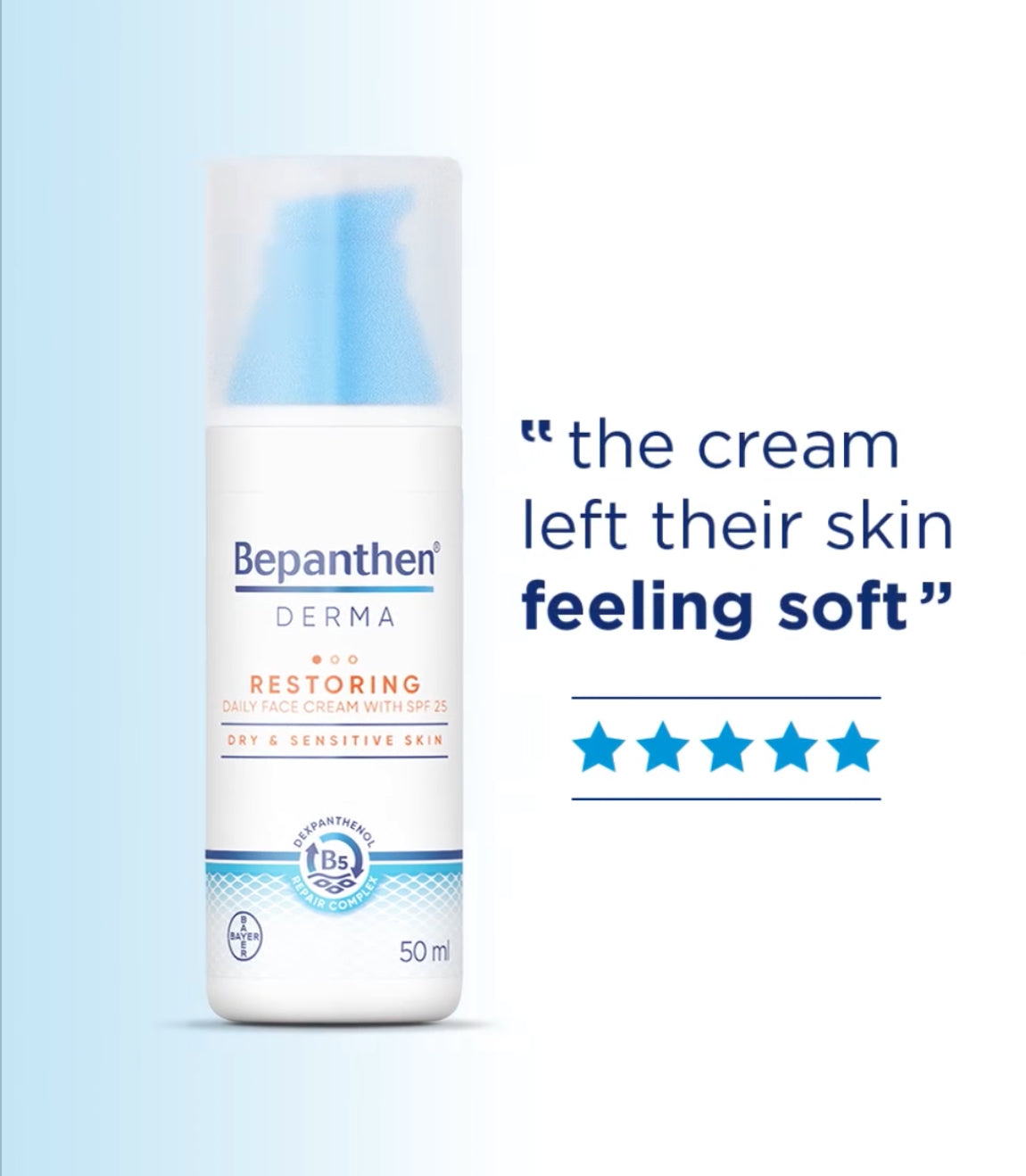 Bepanthen Derma Restoring Face Cream with SPF25