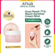 Anua peach 77 niacin enriched cream 50ml Rose Cosmetics
