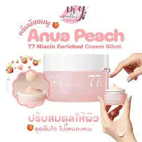 Anua peach 77 niacin enriched cream 50ml Rose Cosmetics