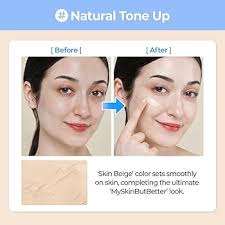Numbuzin No.3 Porcelain Base-Skip Tone Up Beige SPF50+