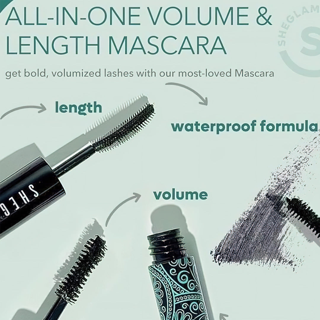 Sheglam All in one Volume & Length Mascara Waterproof